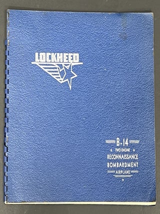 Item #51789 LOCKHEED. B-14 Two Engine Reconnaissance Bombardment Airplane. US Aviation History,...