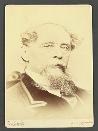 Item #51799 CABINET CARD ALBUMEN PHOTOGRAPH. Charles . Rockwood Dickens, George Gardner -...
