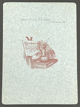 CABINET CARD ALBUMEN PHOTOGRAPH.