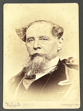 Item #51800 CABINET CARD ALBUMEN PHOTOGRAPH. Charles . Rockwood Dickens, George Gardner -...