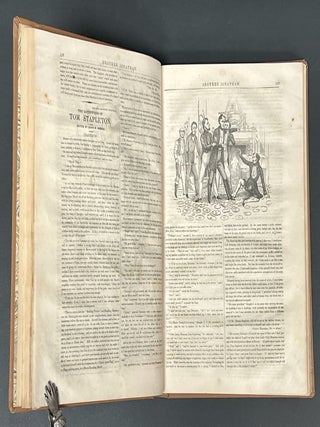 BROTHER JONATHAN. A Weekly Compend of Belles Lettres and the Fine Arts, Standard Literature, and General Intelligence. 1842. Vol. I, From January 1, to April 23. Vol. II, From April 30, to August 27. Vol. III, From September 3, to December 31.