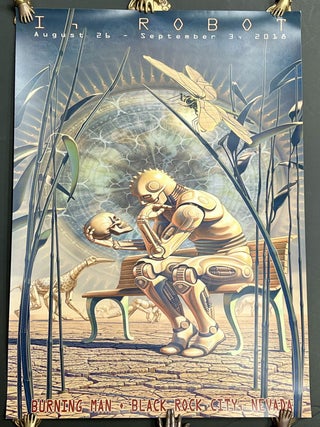 Item #51955 I, ROBOT. August 26 - September 3, 2018. Burning Man Poster