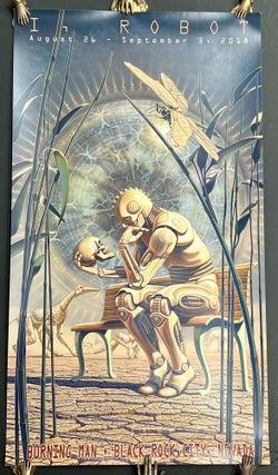 Item #51955 I, ROBOT. August 26 - September 3, 2018. Burning Man Poster