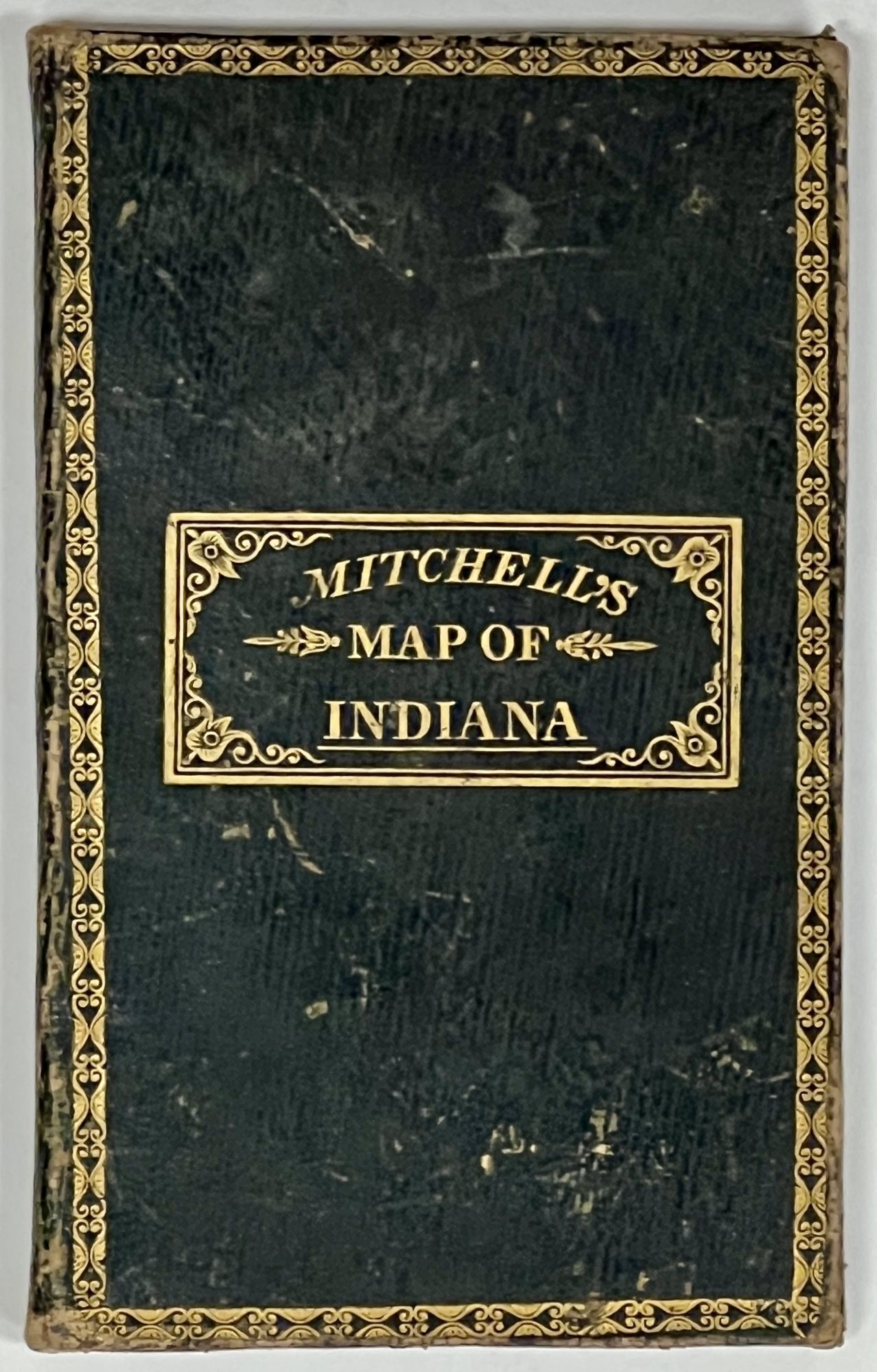 The TOURIST'S POCKET MAP Of The STATE Of INDIANA; Exhibiting Its ...