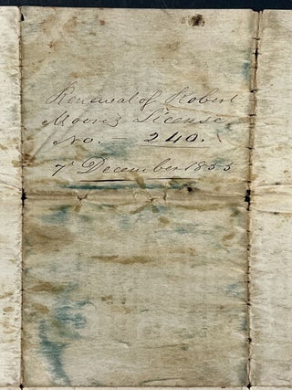 ENGINEER'S CERTIFICATE. Renewal 3d. No. 240. 7 December 1855.