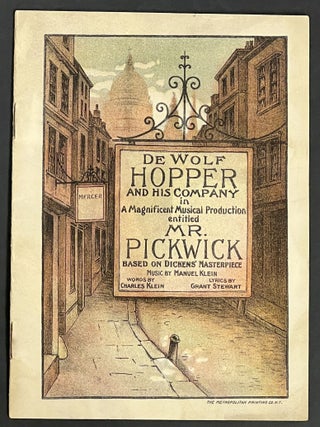 Item #52079 MR. PICKWICK. Based on Dickens' Masterpiece. Charles - Inspiration. Hopper Dickens,...