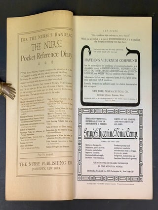 The NURSE. A Journal of Practical Knowlege. Lot of 14 Miscellaneous Issues, January 1916 - August 1917.