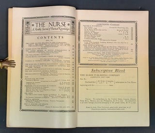 The NURSE. A Journal of Practical Knowlege. Lot of 14 Miscellaneous Issues, January 1916 - August 1917.