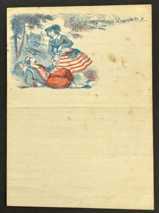 Item #52112 ILLUSTRATED LETTERSHEET. Civil War Ephemera