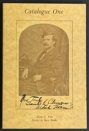 Item #52132 CATALOGUE ONE. Mark - Subject. Fox Twain, Alan C. - Compiler