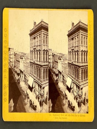 Item #52135 MONTGOMERY STREET, East Side from Pine to California Street, San Francisco. 113. San...