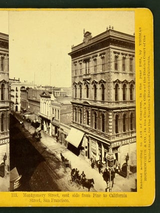 MONTGOMERY STREET, East Side from Pine to California Street, San Francisco. 113.