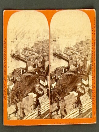 Item #52136 GENERAL VIEW Of The SHIPPING From TELEGRAPH HILL. 548. California Stereoview, Thomas...