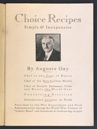 CHOICE RECIPES Simple & Inexpensive.