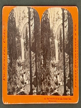 Item #52223 The VERNAL FALL, 350 Feet High, Yo-Semite Valley, Maripose County. 1119. Yo-semite...