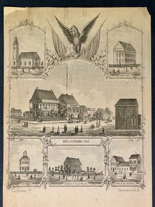 ILLUSTRATED LETTERSHEET. Hotel at Matagorda, Texas