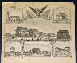 ILLUSTRATED LETTERSHEET. Hotel at Matagorda, Texas