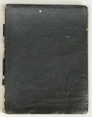 MANUSCRIPT NOTEBOOK Of A YOUNG NURSE At BELLEVUE HOSPITAL, New York City, in the Immediate Aftermath of World War I.