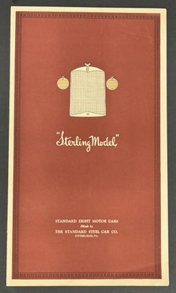 Item #52271 "STERLING MODEL" Standard Eight Motor Cars. Automotive Promotional Brochure