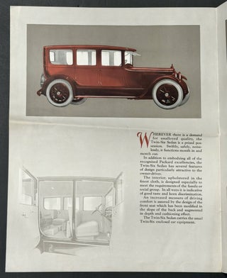 PACKARD TWIN SIX. Two New Body Styles.