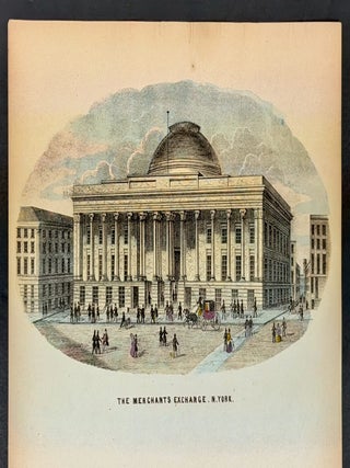 Item #52303 The MERCHANTS EXCHANGE. N. YORK. Lettersheet