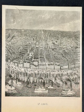 Item #52304 ST. LOUIS. Lettersheet