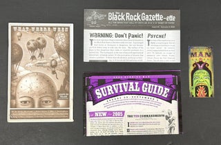 Item #52307 BURNING MAN. 2005. Psyche. Lot of Ephemera & Memorabilia, 6 pcs. Burning Man...