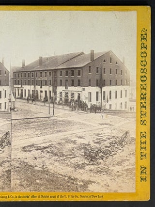 LIBBY PRISON. Stereoscopic Views in Richmond and Vicinity. No. 3141.