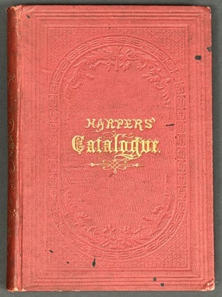 Item #52338 HARPER & BROTHERS' BOOK - LIST: With an Index and Classified Table of...