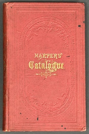Item #52338 HARPER & BROTHERS' BOOK - LIST: With an Index and Classified Table of...