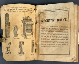 NEW ENGLAND TELEPHONE And TELEGRAPH Co. Official Directory. July 1902.