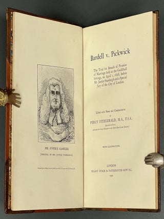 Item #5933.3 BARDELL v. PICKWICK. The Trial for Breach of Promise of Marriage held at the...