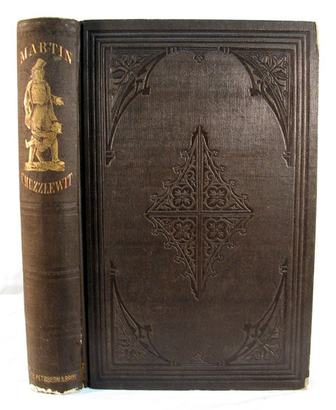 Item #6182.1 MARTIN CHUZZLEWIT. Petersons' Uniform Edition of Dickens' Works. Charles Dickens, 1812 - 1870.