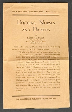 DOCTORS, NURSES And DICKENS.