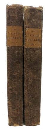 Item #6597.3 The PLAIN SPEAKER: Opinions on Books, Men, and Things. In Two Volumes. William....