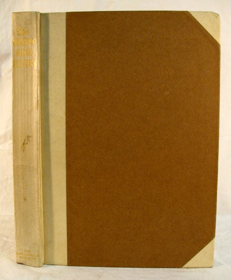 Item #819.1 The DICKENS - KOLLE LETTERS. Charles . Smith Dickens, Harry B. -, 1812 - 1870.