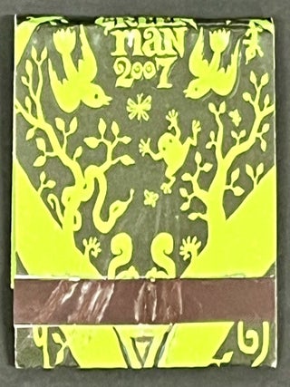 MATCHBOOK. Burning Man. Admit One Earthling.