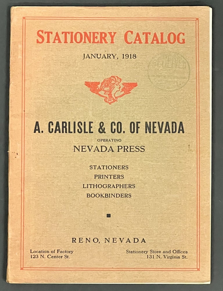 Item #91967 STATIONERY CATALOGUE. January, 1918. Trade Catalogue.
