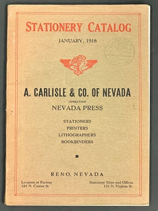 Item #91967 STATIONERY CATALOGUE. January, 1918. Trade Catalogue