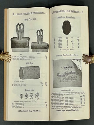STATIONERY CATALOGUE. January, 1918.