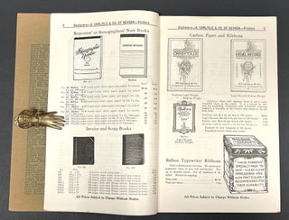 STATIONERY CATALOGUE. January, 1918.