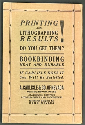 STATIONERY CATALOGUE. January, 1918.